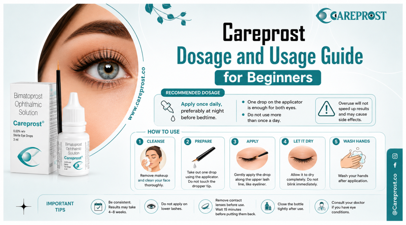 Careprost Dosage and Usage Guide for Beginners